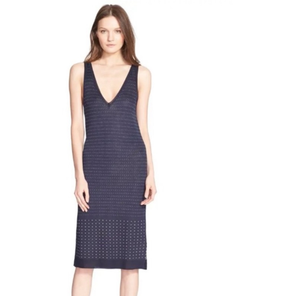 Rag & Bone Abigale Knit V-Neck Dress